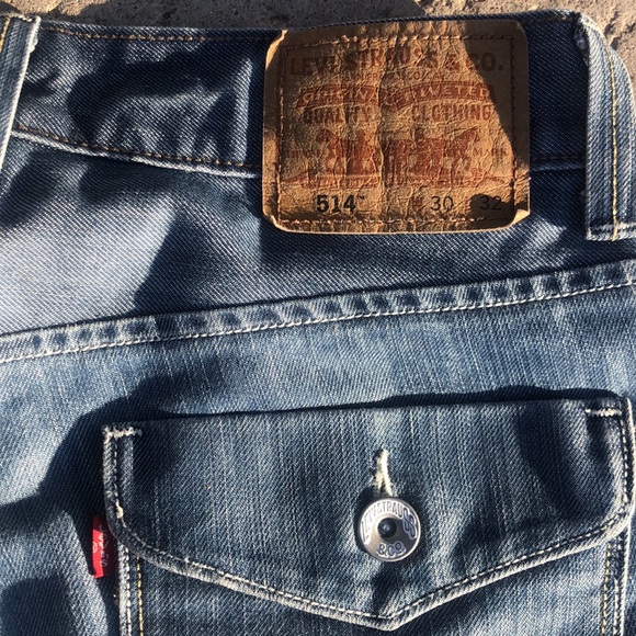 Levi’s Strauss Original Riveted Slim Straight Mens Jeans! Almost Like New!! 30W - Picture 7 of 9